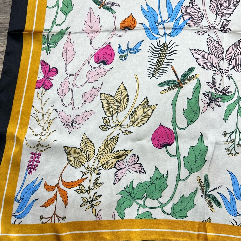 Botanical Floral Scarf - Picture 2 of 6